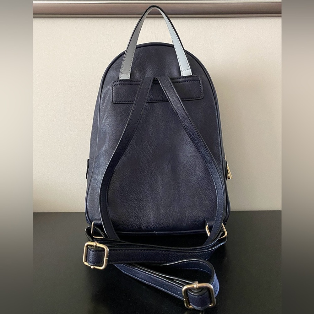 Call It Spring Blue Striped Mini Backpack - Picture 2 of 4